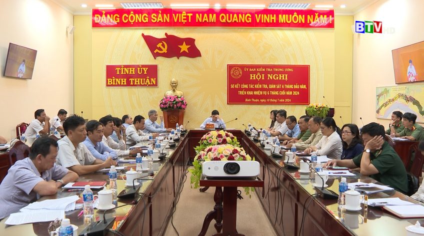 Hội nghị trực tuyến sơ kết công tác kiểm tra, giám sát và thi hành kỷ luật của Đảng 6 tháng đầu năm