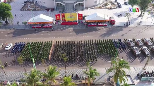 Bình Thuận tổ chức lễ ra mắt lực lượng tham gia bảo vệ an ninh trật tự ở cơ sở