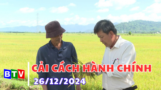 Cải cách hành chính 26-12-2024