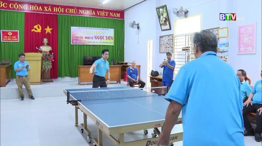 Hội cựu Công an nhân dân tỉnh Bình Thuận đã tổ chức các hoạt động giao lưu bóng bàn, văn nghệ