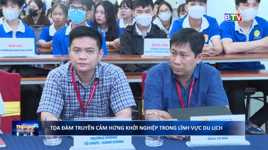 Tọa đàm “Truyền cảm hứng khởi nghiệp trong lĩnh vực du lịch cho học sinh sinh viên năm 2024”.