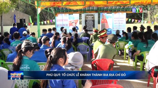 Lễ Khánh thành Bia chiến tích huyện Phú Quý, góp phần giáo dục tinh thần yêu nước, lòng tự hào dân tộc cho thế hệ trẻ.