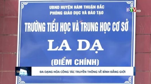 Đẩy mạnh và đa dạng hóa công tác tuyền thông về bình đẳng giới.