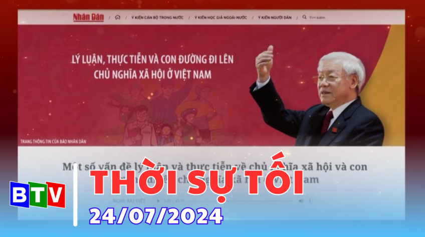 Thời sự Bình Thuận - 24/07/2024