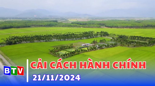 Cải cách hành chính 21-11-2024