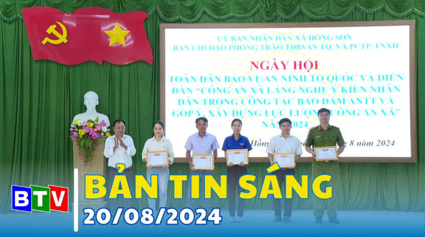 Bản tin sáng 20/8/2024