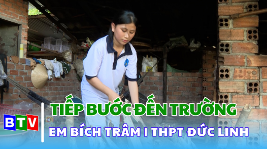 Em Bích Trâm - học sinh trường THPT Đức Linh | Tiếp bước đến trường 4.12.2024