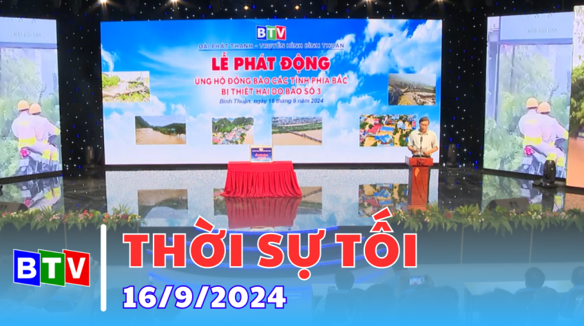 Thời sự tối 16/9/2024