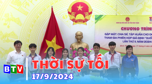 Thời sự tối 17-9-2024