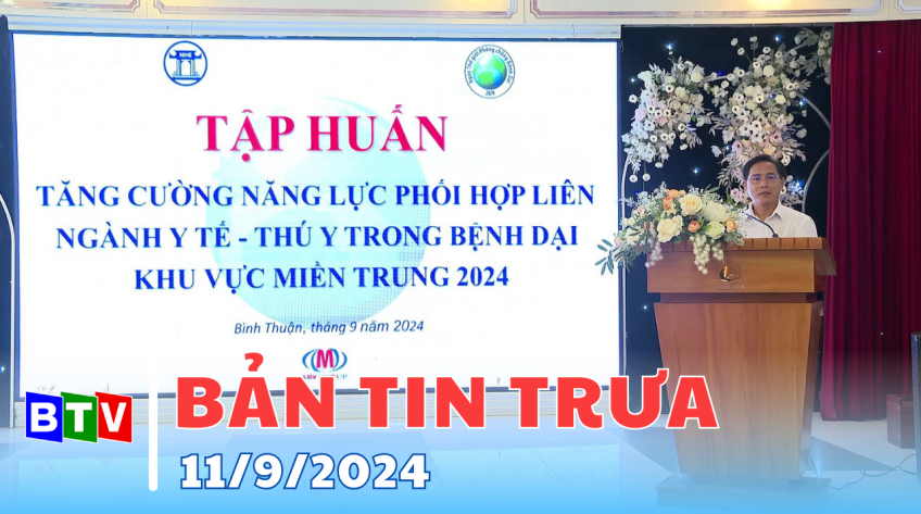 Bản tin trưa 11-09-2024