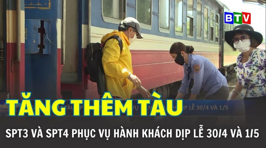 Tăng thêm tàu SPT3 và SPT4 phục vụ hành khách dịp lễ 30/4 và 1/5