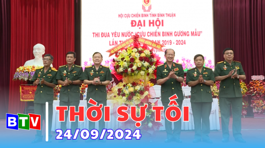 Thời sự tối 24/9/2024