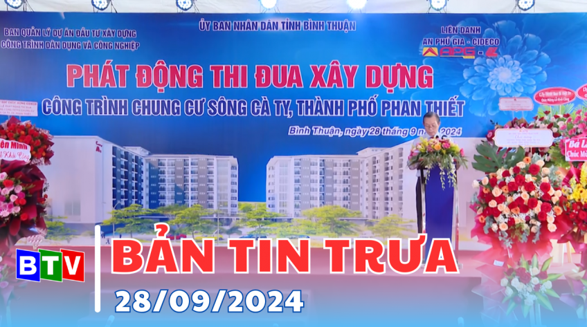 Bản tin trưa 28/9/2024