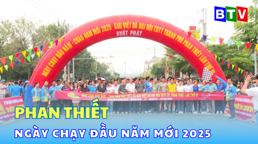 Phan Thiết: Ngày chạy đầu năm và Giải việt dã Chào năm mới 2025