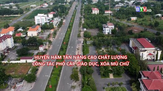 Hàm Tân nâng cao chất lượng công tác phổ cập giáo dục và xóa mù chữ