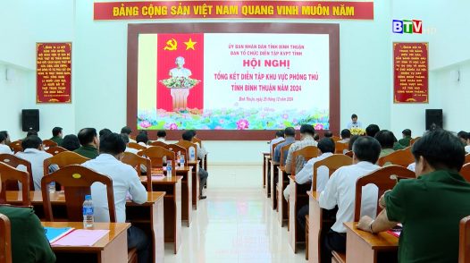 Bình Thuận: Tổng kết diễn tập khu vực Phòng thủ 2024