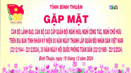 Gặp mặt cán bộ Quân đội nghỉ hưu