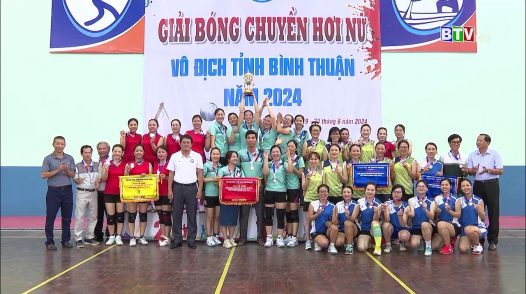 Giải Bóng chuyền hơi nữ vô địch tỉnh Bình Thuận năm 2024 chính thức khép lại với những trận cầu gây cấn, hấp dẫn.