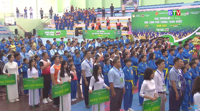 Khai mạc Giải Vovinam HSPT toàn quốc năm 2022