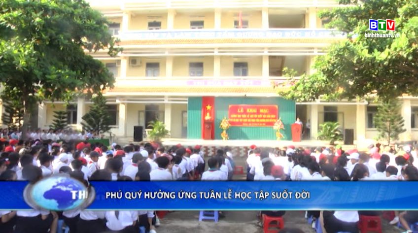 Phú Quý hưởng ứng tuần lễ học tập suốt đời.