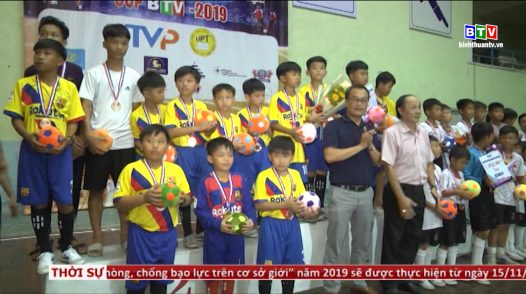 Bế mạc Giải bóng đá Thiếu niên - Nhi đồng CÚP BTV 2019