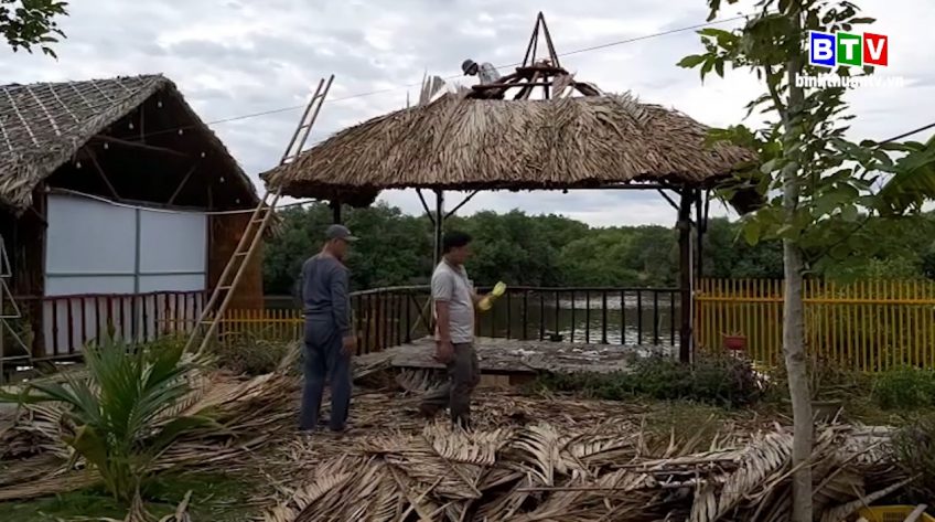 Quán Sông Vàng tự tháo dỡ công trình vi phạm