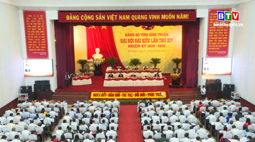 Khai mạc Đại hội Đại biểu Đảng bộ tỉnh Bình Thuận lần thứ XIV, nhiệm kỳ 2020 - 2025