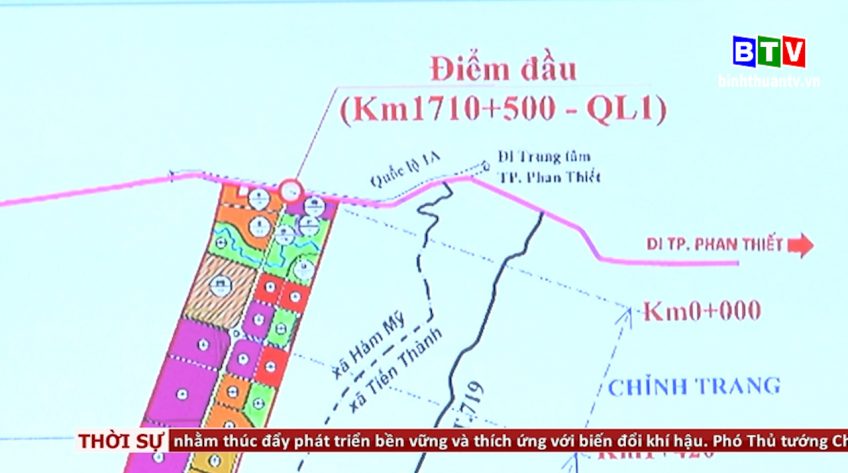 UBND tỉnh Bình Thuận nghe báo cáo tình hình triển khai các công trình trọng điểm giao thông