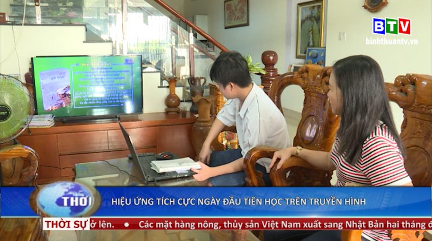 Hiệu ứng tích cực từ ngày đầu tiên học trên truyền hình