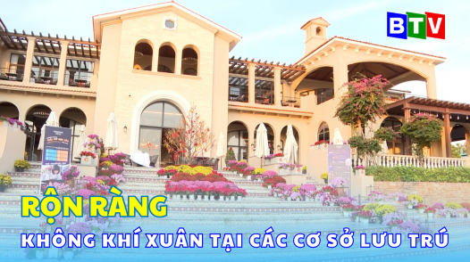 Rộn ràng không khí xuân tại các cơ sở lưu trú