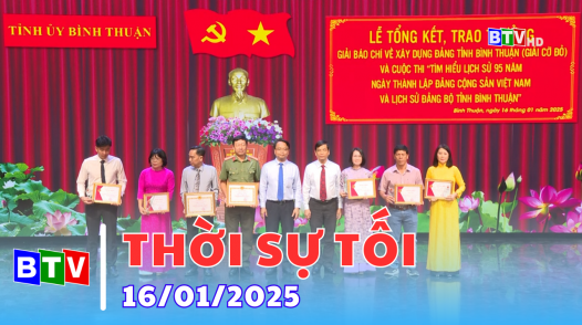 BTV - Thời sự Bình Thuận - 16/1/2025