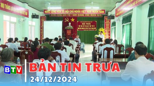 Bản tin trưa - 24/12/2024