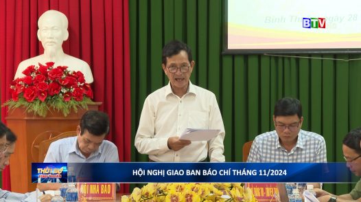 Hội nghị Giao ban báo chí tháng 11/2024