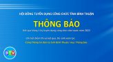 Thông báo Cuộc thi sáng tạo thanh thiếu niên, nhi đồng tỉnh Bình Thuận lần thứ 16