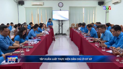 Tổ chức tập huấn triển khai một số nội dung của Luật Thực hiện dân chủ