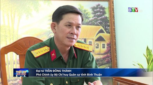 Phỏng vấn của phóng viên Đài PT-TH Bình Thuận với Đại tá Trần Đông Thành - Phó Chính ủy Bộ Chỉ huy Quân sự tỉnh.