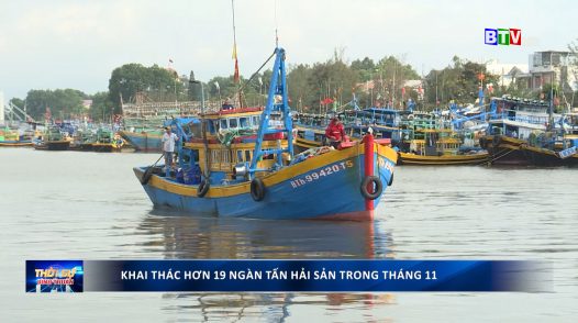 Khai thác hơn 19 ngàn tấn hải sản trong tháng 11