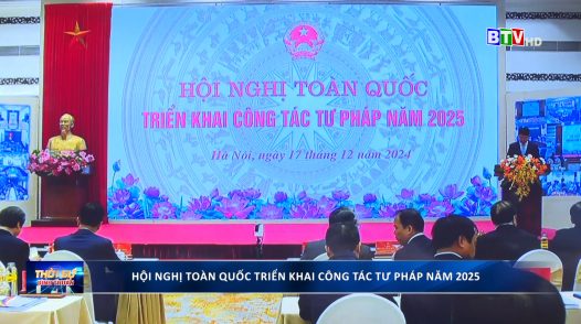 Hội nghị toàn quốc triển khai công tác Tư pháp năm 2025.