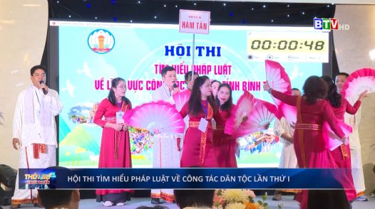 Sôi nổi Hội thi tìm hiểu pháp luật về công tác dân tộc tỉnh Bình Thuận, lần thứ I, năm 2024.