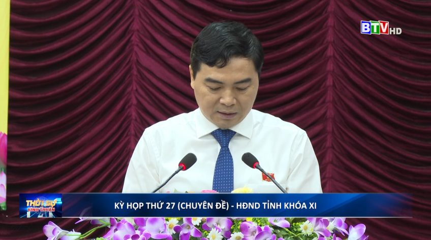 Kỳ họp thứ 27 (chuyên đề) HĐND tỉnh (khóa XI) thông qua 14 Nghị quyết quan trọng trong phát triển kinh tế xã hội