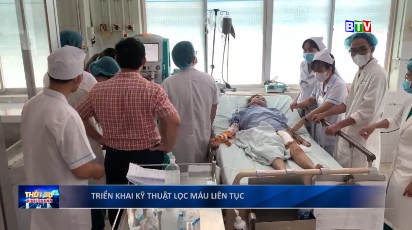 Bệnh viện đa khoa tỉnh triển khai áp dụng kỹ thuật lọc máu liên tục