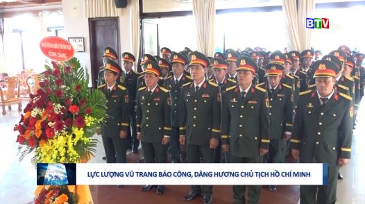 LỰC LƯỢNG VŨ TRANG BÁO CÔNG, DÂNG HƯƠNG CHỦ TỊCH HỒ CHÍ MINH