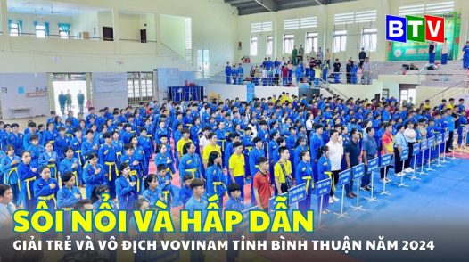 Tranh tài sôi nổi, hấp dẫn, Giải trẻ và vô địch Vovinam tỉnh Bình Thuận năm 2024