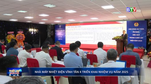 Nhà máy nhiệt điện Vĩnh Tân 4, xã Vĩnh Tân, huyện Tuy Phong tổ chức hội nghị tổng kết công tác năm 2024 và triển khai nhiệm vụ năm 2025.