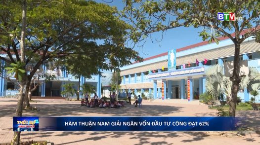 Huyện Hàm Thuận Nam giải ngân đầu tư công đạt 62%