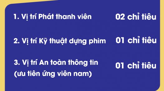 Đài PT - TH Bình Thuận thông báo tuyển dụng năm 2024
