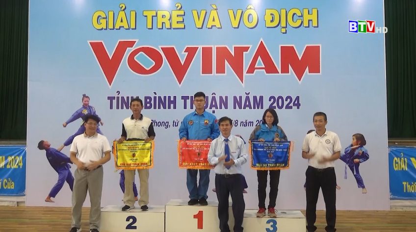 Sau 4 ngày tranh tài sôi nổi, hấp dẫn, Giải trẻ và vô địch vovinam tỉnh Bình Thuận năm 2024